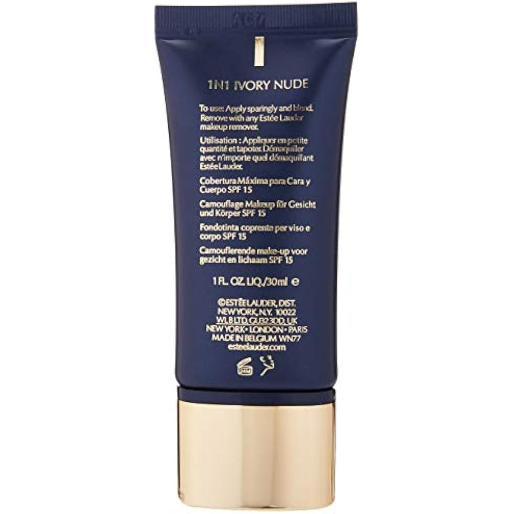Estee Lauder Double Wear Maximum Cover Foundation - 1N1 Ivory Nude 30ml