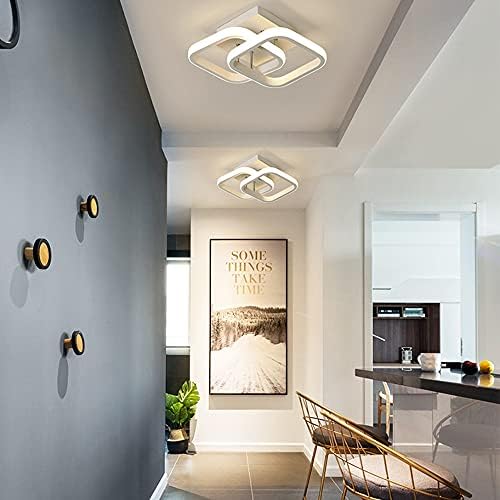 22W Modern Square LED Ceiling Light | Dimmable 3-Color Lamp