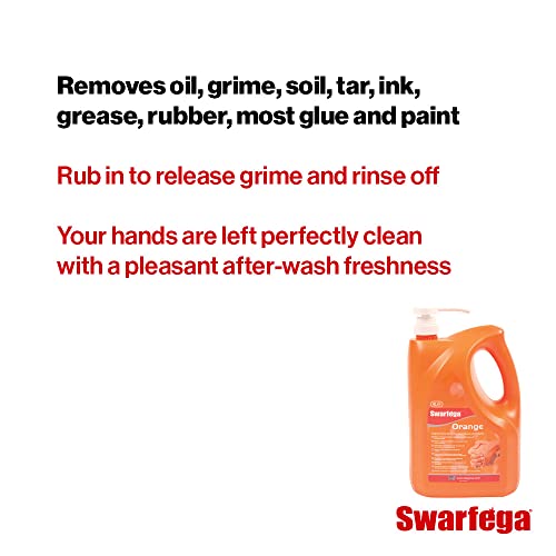 Swarfega Orange Heavy Duty Hand Cleaner – Solvent-Free 4L Cartridge