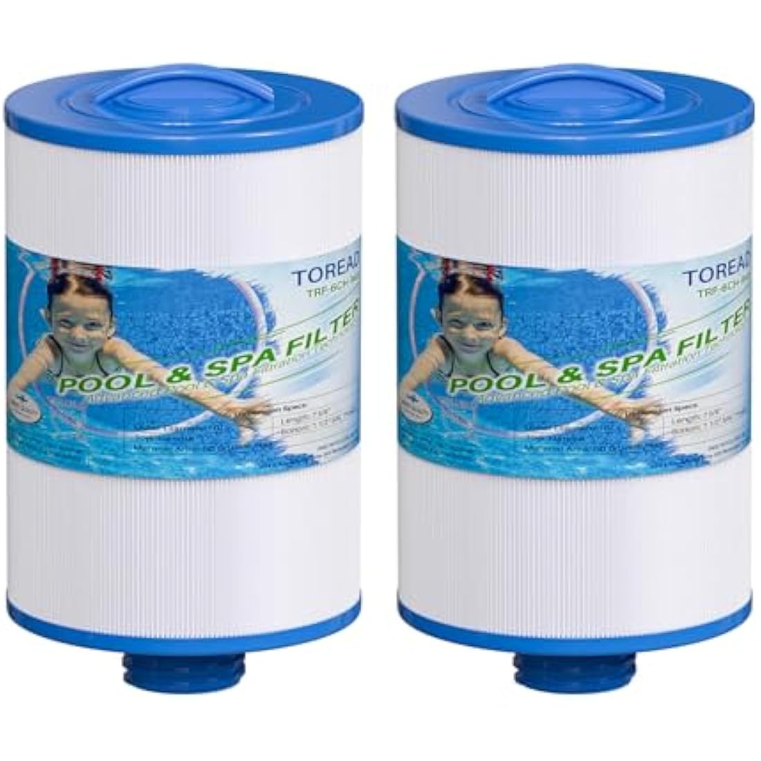 TOREAD PWW50 Hot Tub Spa Filter | NSF Certified 6CH-940 Replacement (2-Pack)