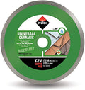 RUBI 30949 250mm Continuous Rim Diamond Blade for Ceramic Tile Wet Cutting