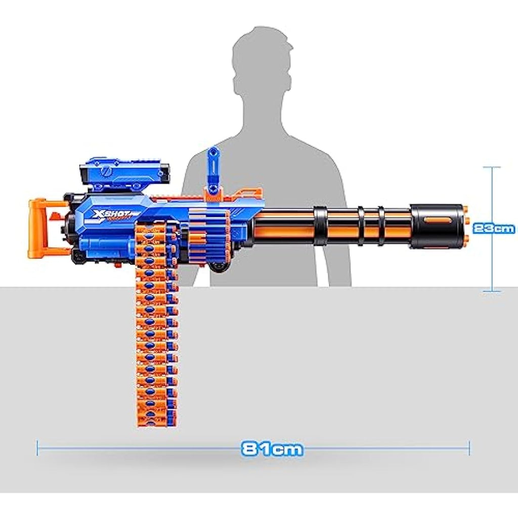 ZURU XSHOT Insanity Motorized Rage Fire Blaster with 72 Darts