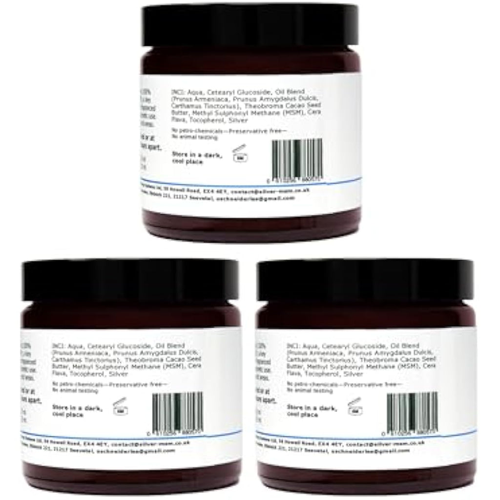 Silver-MSM Cream by Argentum Plus – Natural Anti-Microbial Skin Care