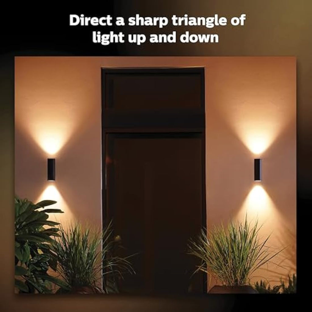 Philips Hue Appear Smart Outdoor Wall Light – RGB & Warm White LED