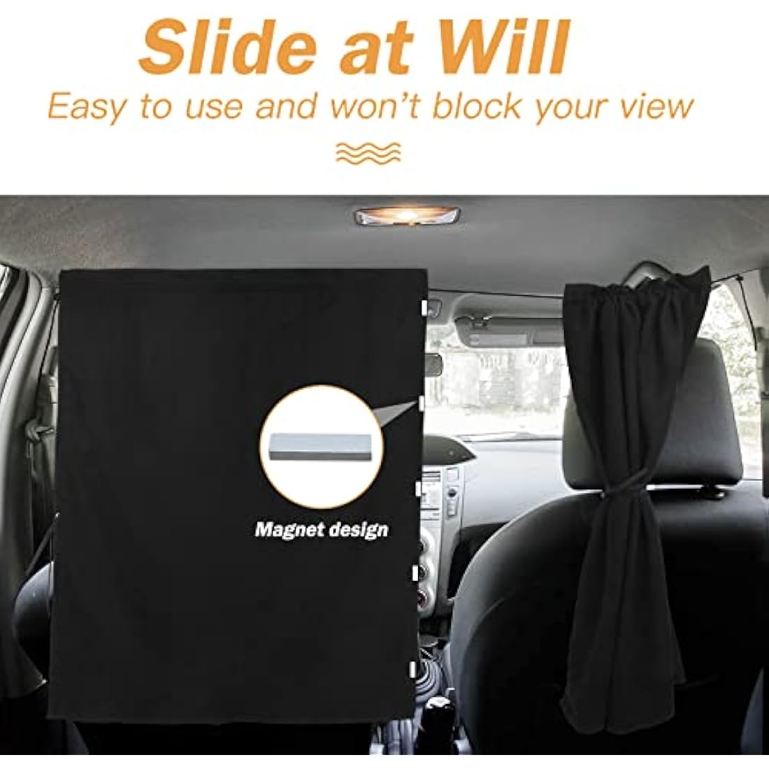 ZATOOTO Campervan Privacy Curtains – Magnetic Blackout Window Covers