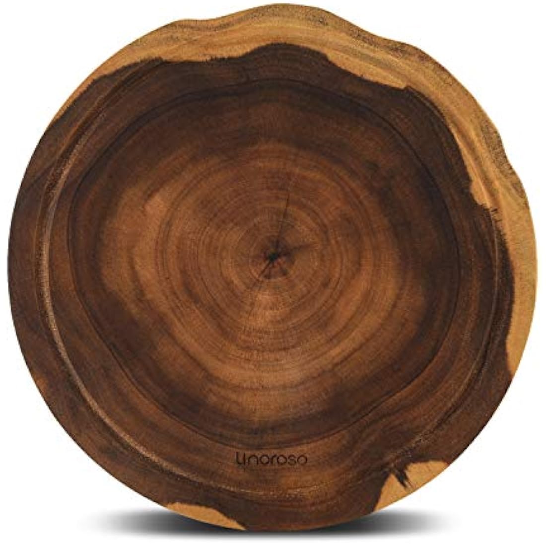 Linoroso Round Acacia Wood Cutting Board - 30cm Non-Spliced Chopping Board