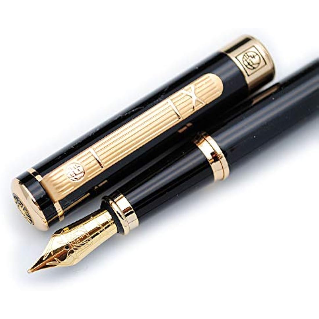 Picasso 902 Gentleman Fountain Pen - Gold Clip Medium Nib with Gift Box