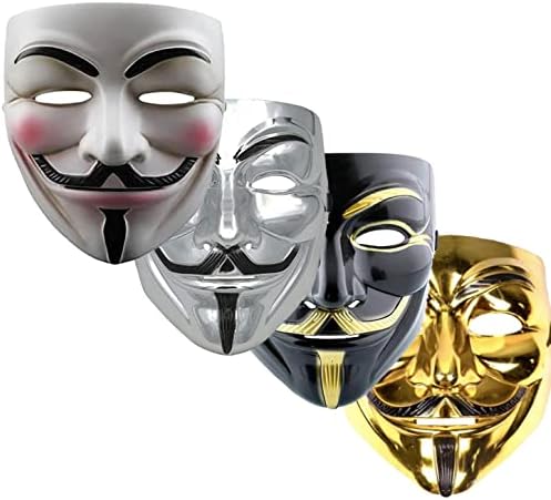 Anonymous V for Vendetta Mask Set – Halloween Cosplay Gear