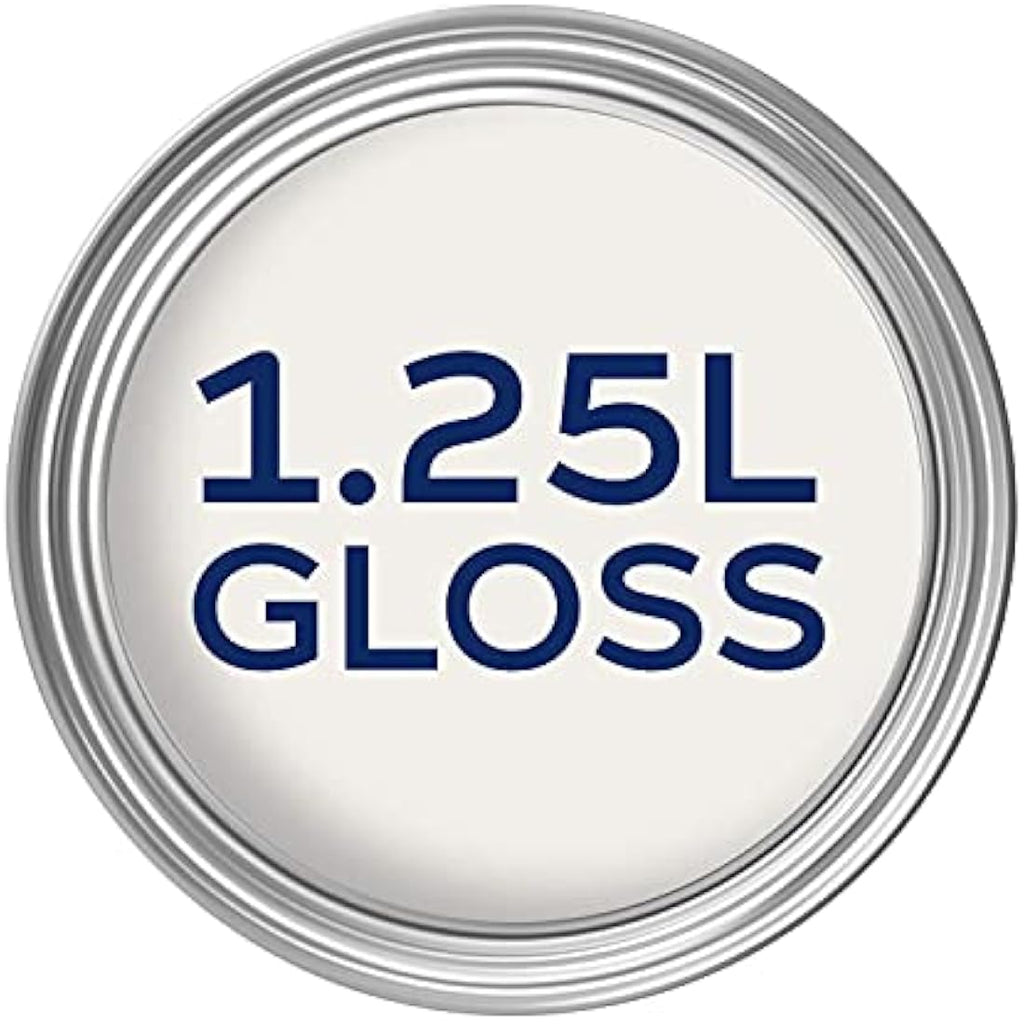 Dulux Non Drip Gloss Wood and Metal Paint - Pure Brilliant White 2.5L