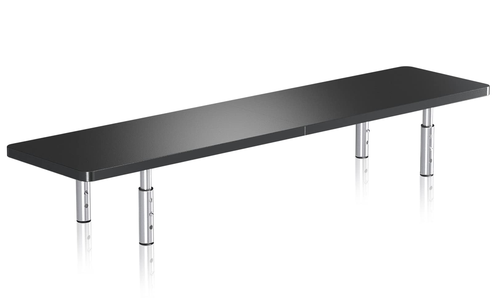 Suptek Wooden Monitor Stand Riser | 3 Adjustable Heights | 800x200mm