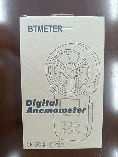 BTMETER Digital Anemometer - Handheld Wind Speed Meter with Barometer
