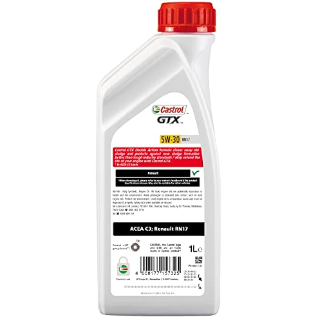 Castrol GTX 5W-30 RN17 Synthetic Engine Oil – 1L Car Lubricant