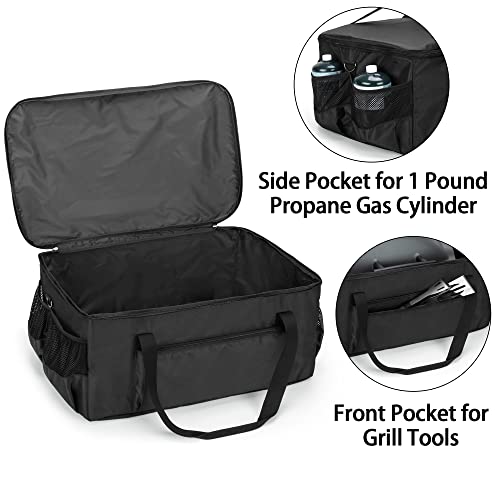 Samdew Portable Grill Carry Bag for Weber Q1000 Q1200 Q1400 – Storage Cover