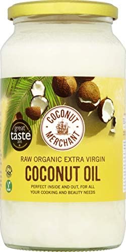 Coconut Merchant Organic Extra Virgin Coconut Oil – Raw & Cold Pressed 1L x2