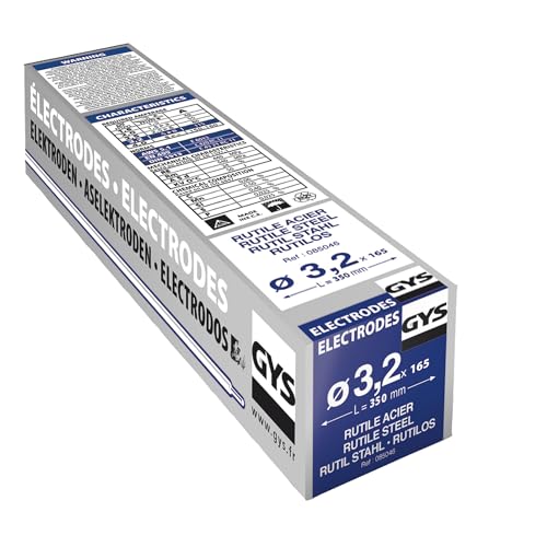 GYS E6013 Rutile Steel Welding Electrodes – 3.2mm (165 Pack)