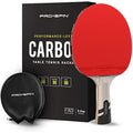 PRO SPIN Carbon Fibre Table Tennis Racket – Professional Ping Pong Bat
