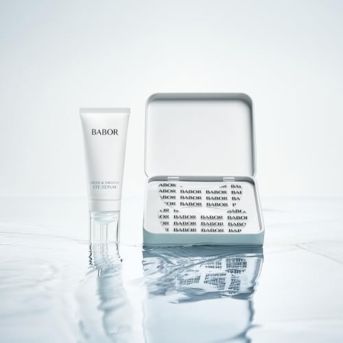 BABOR Instant Fresh & Smooth Eye Serum and Reusable Eye Pads - 15ml