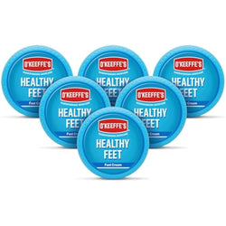 O’Keeffe’s Healthy Feet Foot Cream for Cracked Heels, 91g Jar - 6 Pack