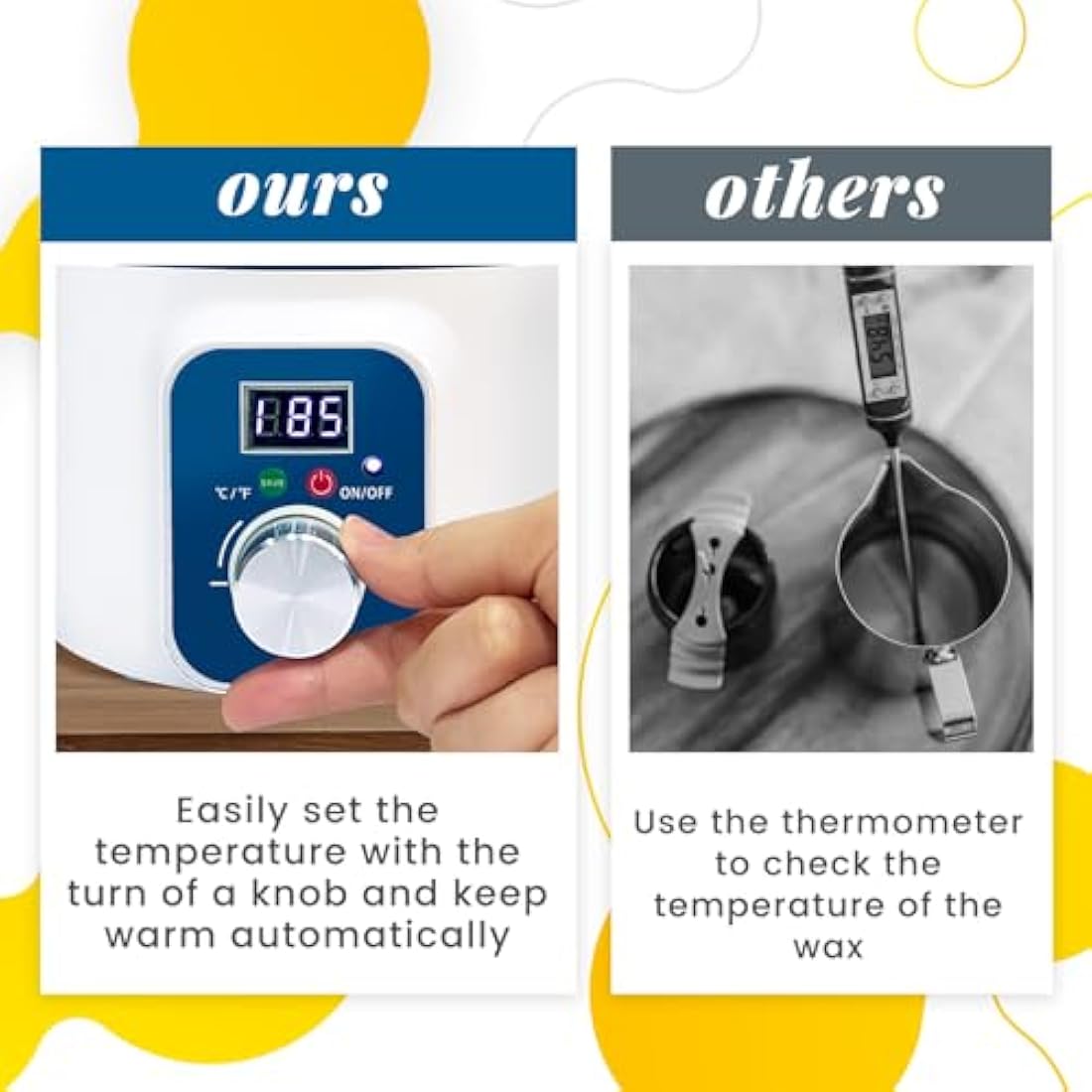 KQU Electric Wax Melter – Digital Candle Making Pot with Non-Stick Spout