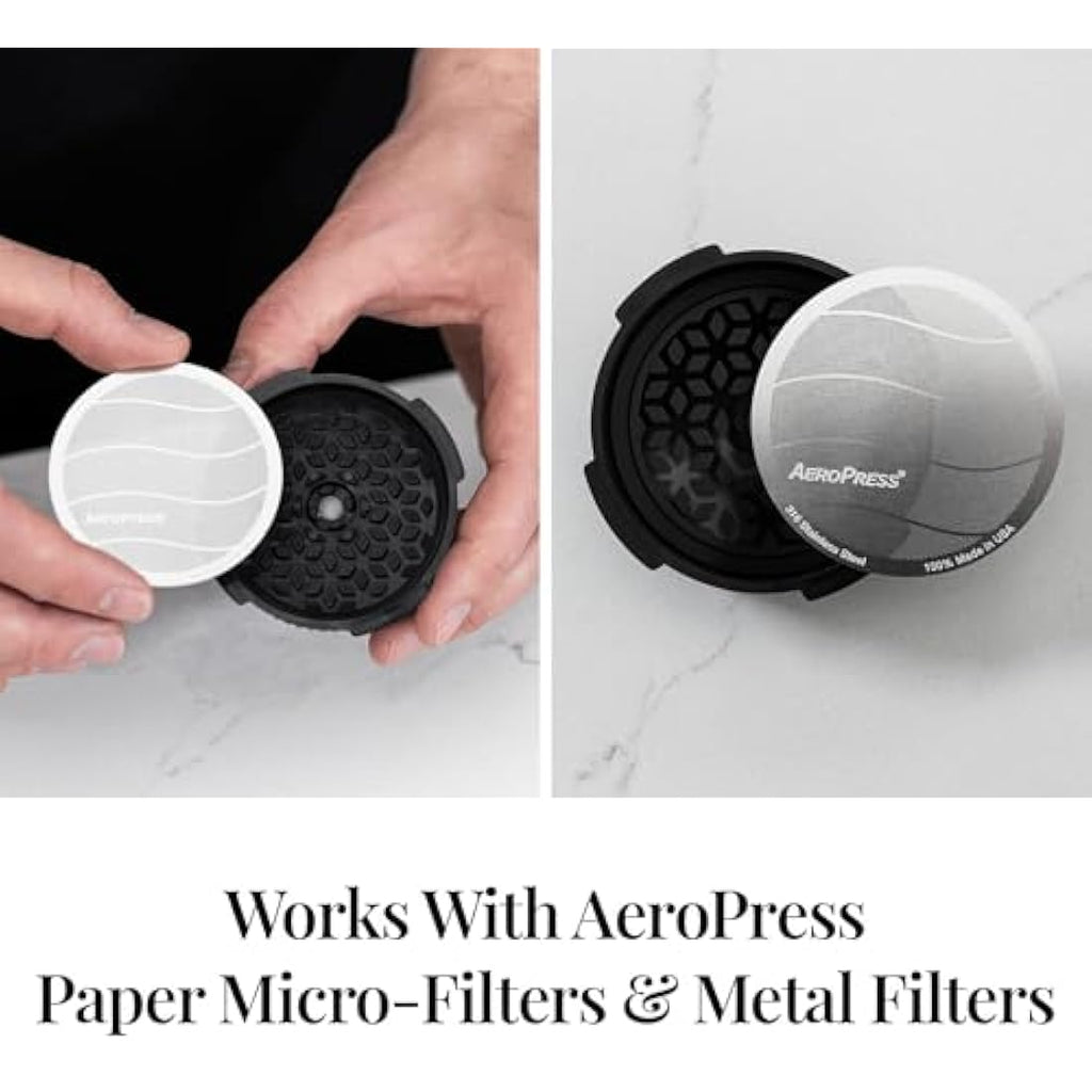 AeroPress Flow Control Filter Cap – No Drip Espresso Crema Attachment