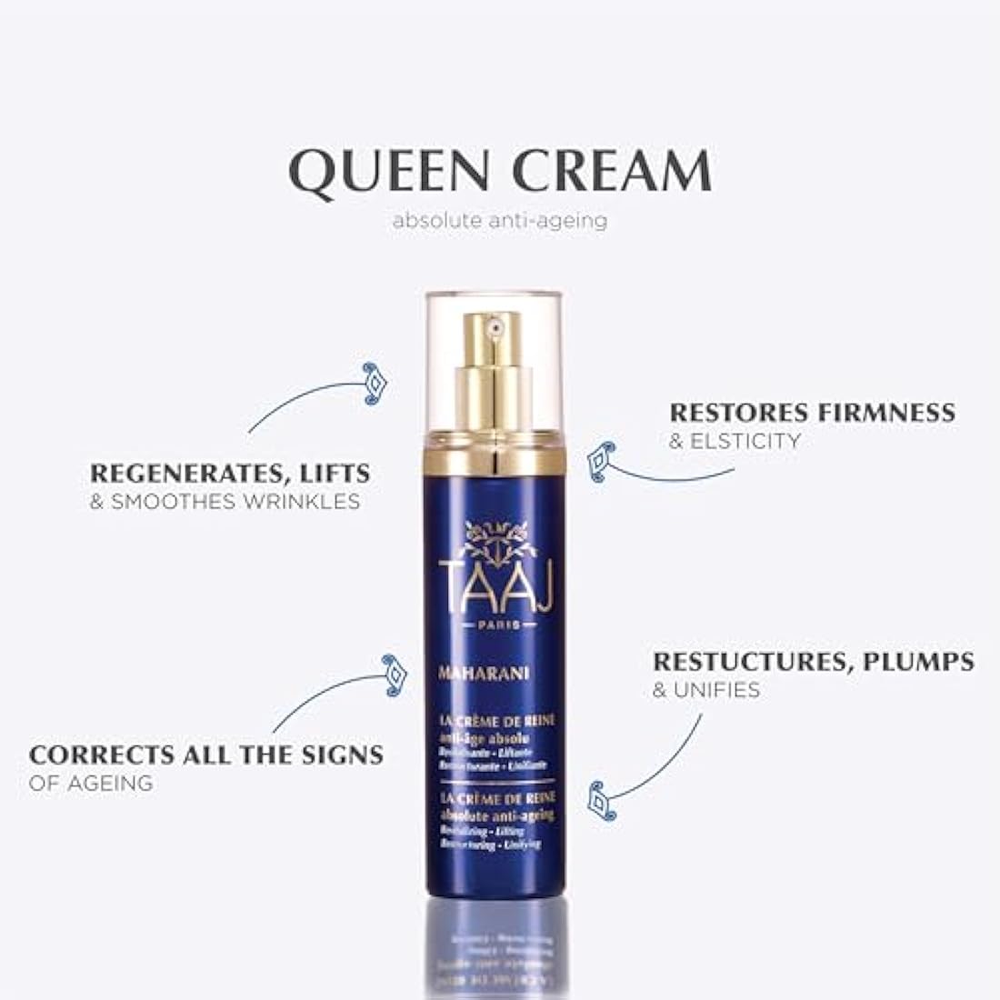TAAJ Maharani The Queen's Cream - Anti-Ageing Face Moisturizer 50ml