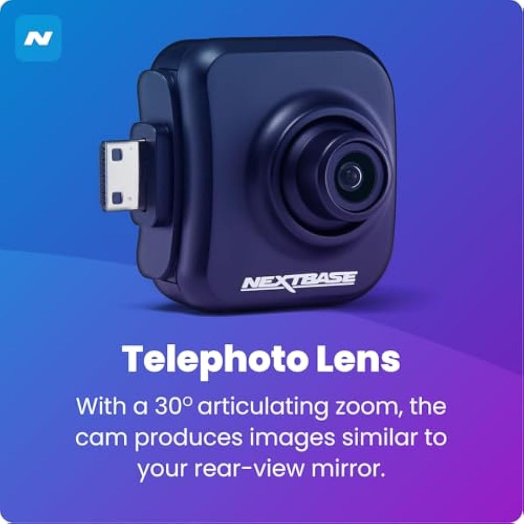 Nextbase Series 2 Rear View Dash Cam Module – 30° Telephoto Lens