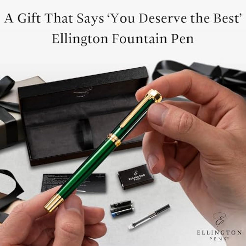 Ellington Luxury Fountain Pen Set – Smooth Nib Calligraphy Pen