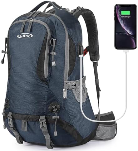 G4Free 50L Hiking Backpack | Waterproof Mountaineering Travel Rucksack