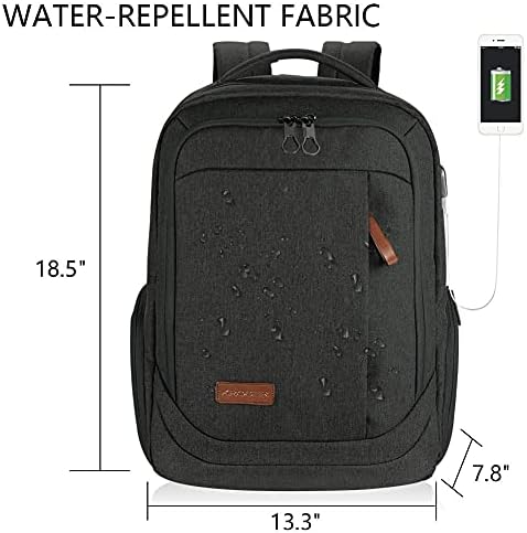 KROSER 17.3 Inch Laptop Backpack | Water-Resistant USB Travel Bag