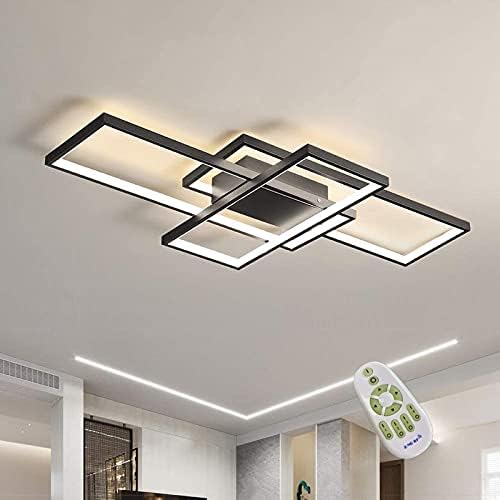 Diossad Modern LED Ceiling Light – Dimmable Flush Mount Chandelier, 54W