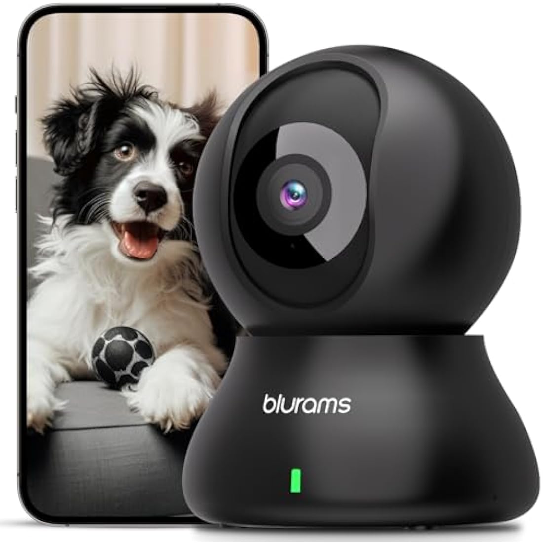 blurams 2K Pet Camera – 360° Indoor Security Camera with Night Vision