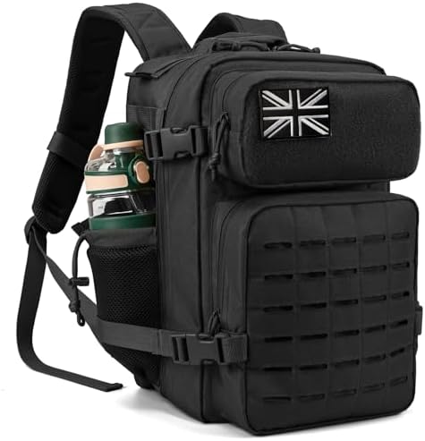 Military Tactical Backpack – Molle Hiking Rucksack 45L