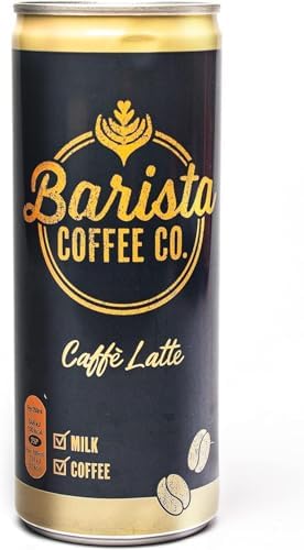Barista Coffee Co. Caffe Latte Iced Coffee, Medium Roast, 250ml (12 Pack)