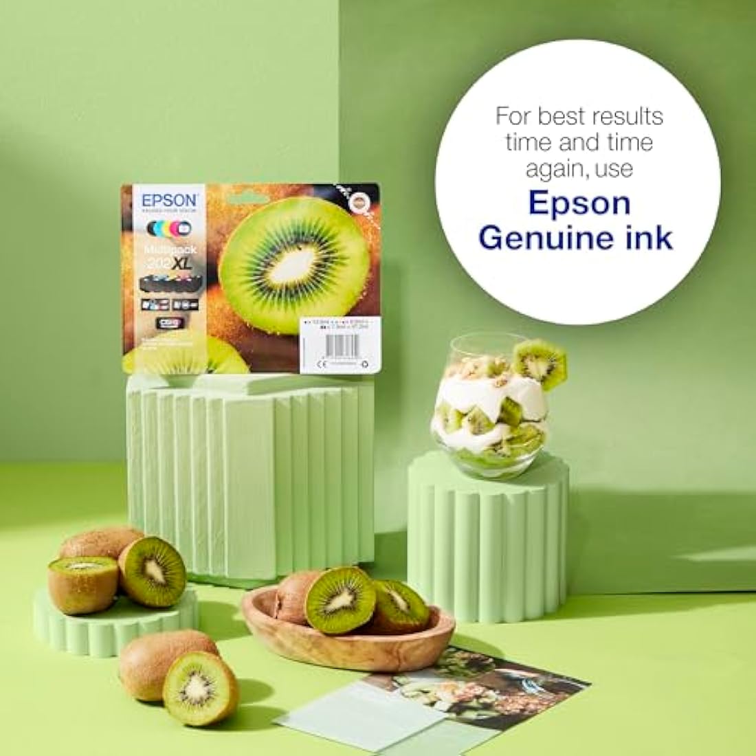 Epson 202 Kiwi Ink Cartridges | 5-Color Multipack for XP-6000