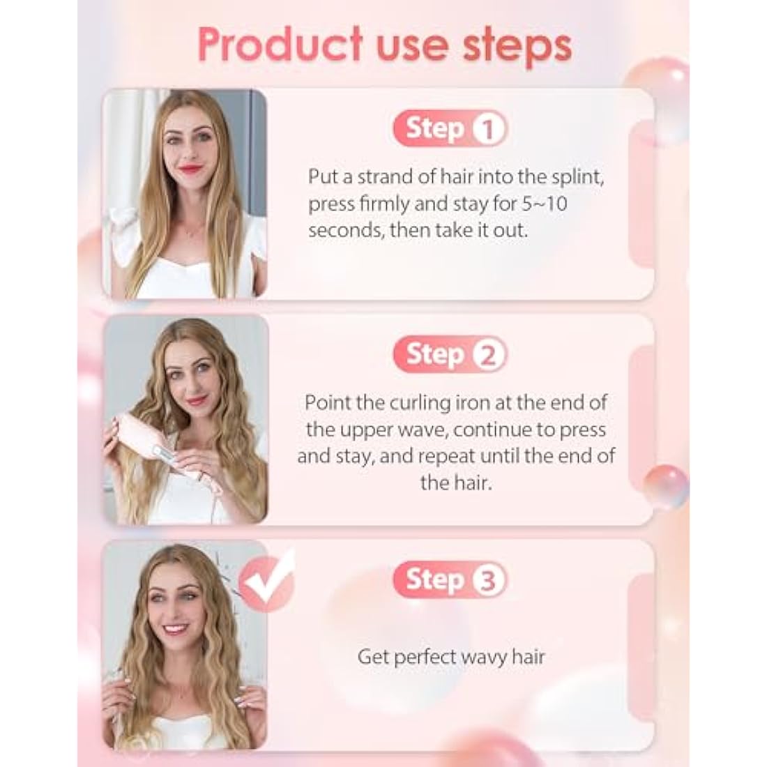 NOVUS 2 Barrel Hair Waver – 28mm Ionic Ceramic Wave Curling Iron