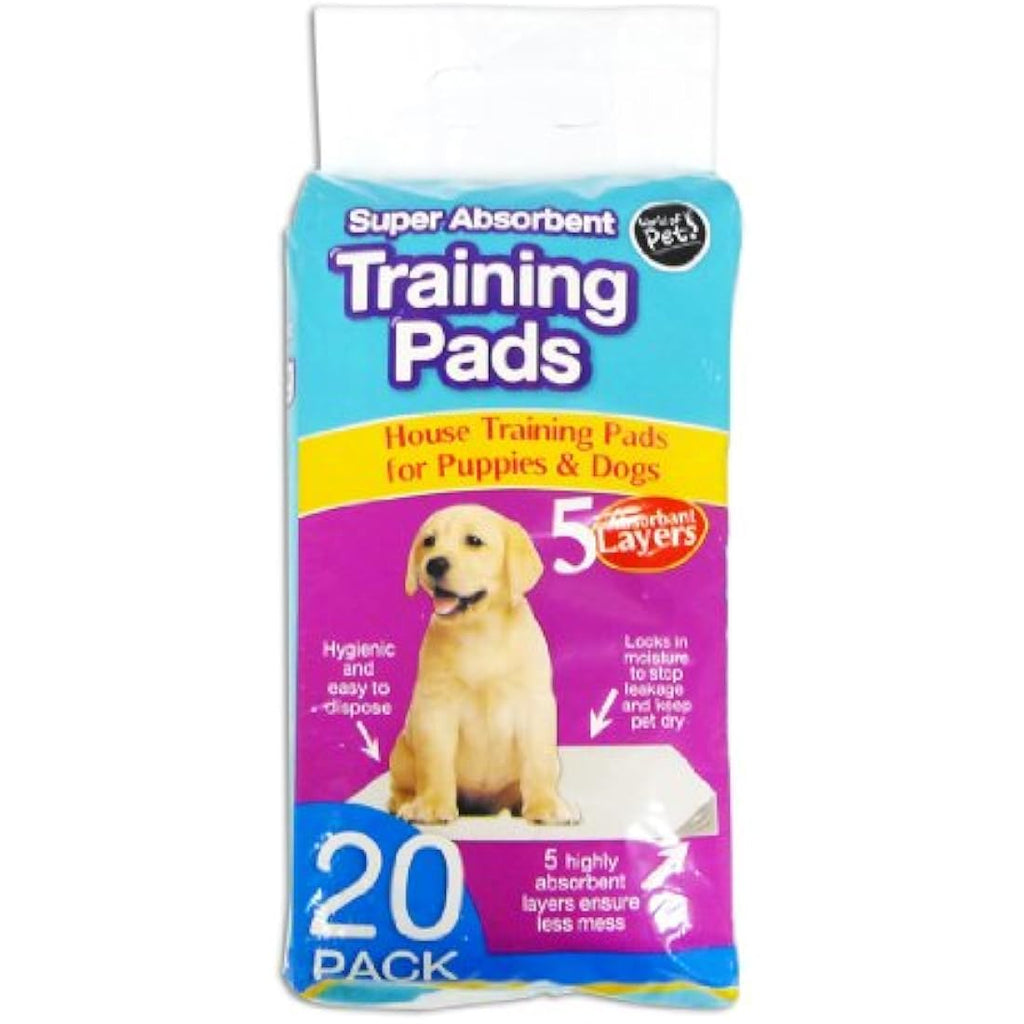 Jolof Store Puppy Training Pads – 20 Pack Super Absorbent 60x45cm