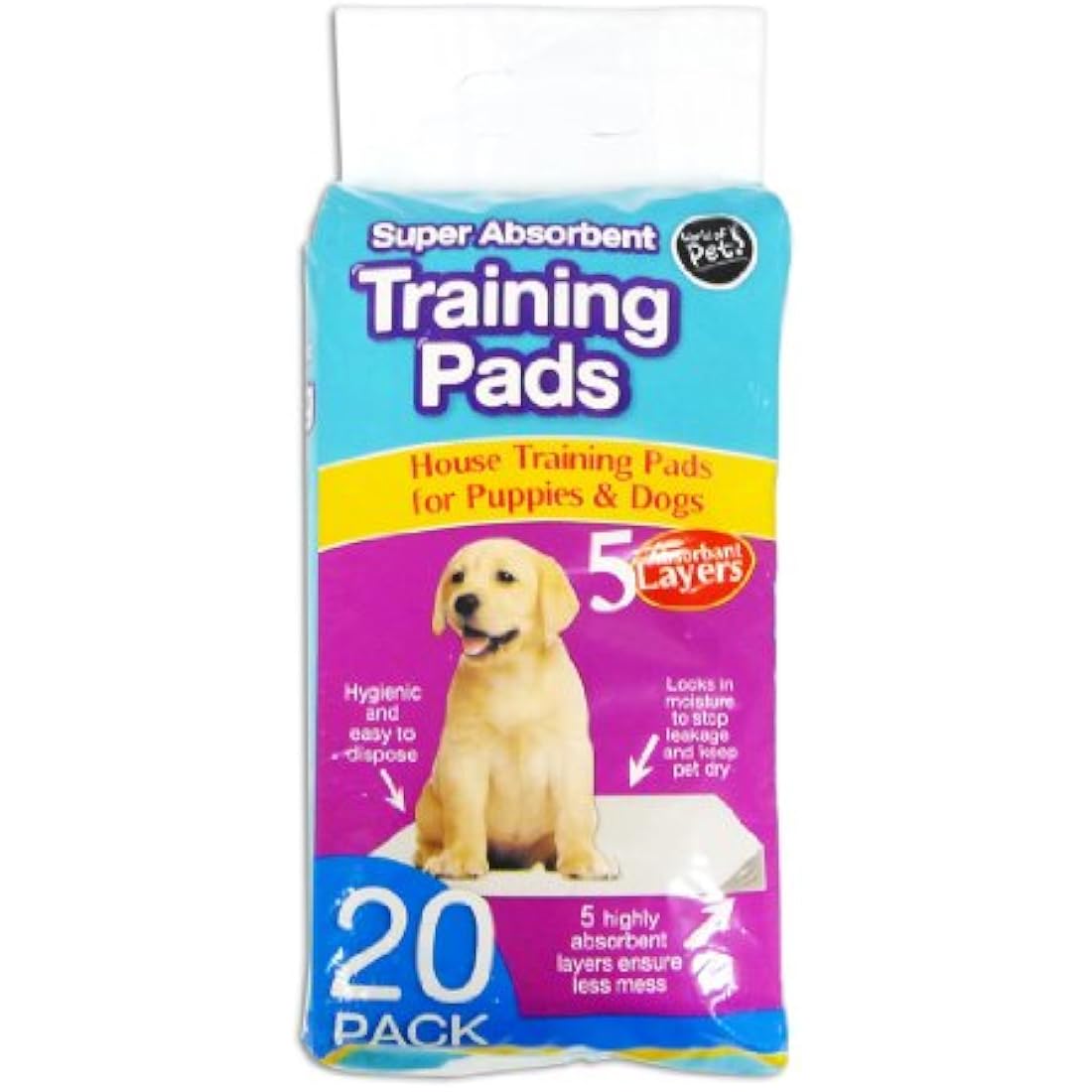 Jolof Store Puppy Training Pads – 20 Pack Super Absorbent 60x45cm