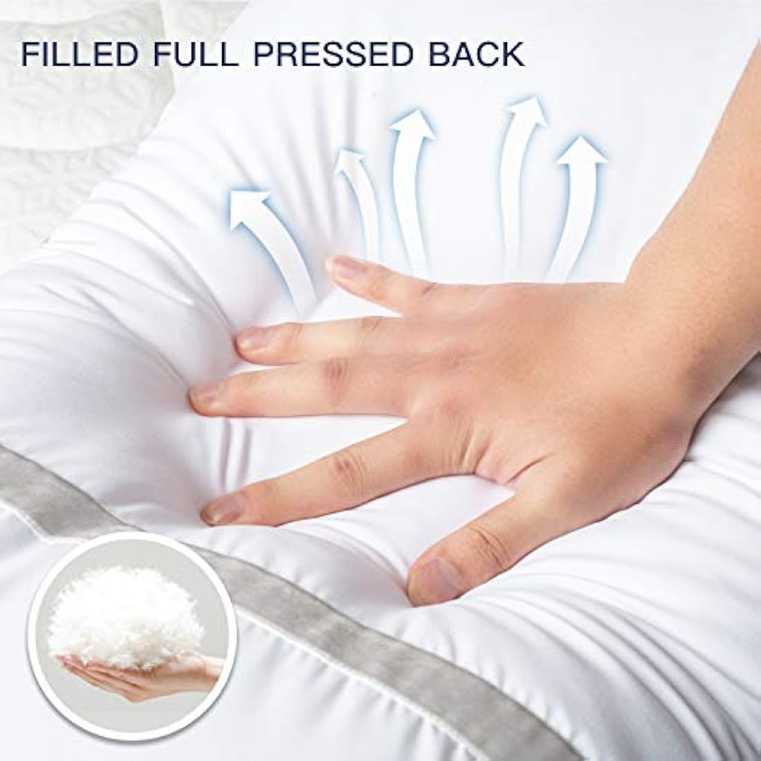 BedStory 2 Pack Down Alternative Pillows – Hotel Quality Standard Size