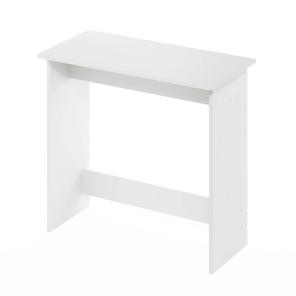 Furinno Simplistic Computer Desk – Compact Writing Table, White