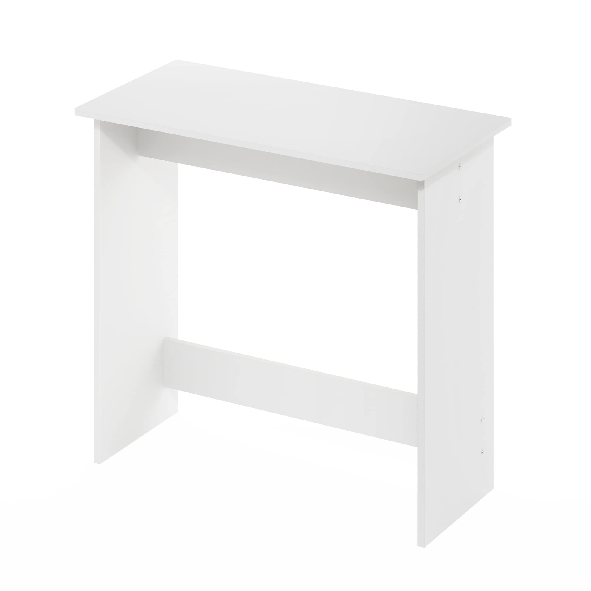 Furinno Simplistic Computer Desk – Compact Writing Table, White