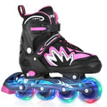 TOMSHOO Kids Inline Skates – Adjustable 4 Sizes with Luminous Wheels