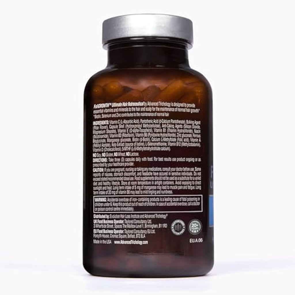 Advanced Trichology FoliGROWTH Hair Growth Supplement - 120 Capsules