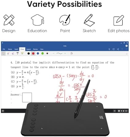 XPPen Deco 01 V3 Drawing Tablet | 10x6.25" Area & 16K Pressure