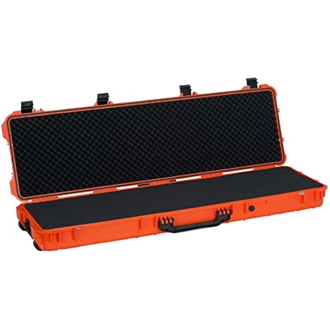 MEIJIA Waterproof Rolling Rifle Case with Customizable Foam – 38 Inch