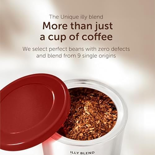 illy Intenso Dark Roast Instant Coffee – 100% Arabica – 95g (6 Pack)