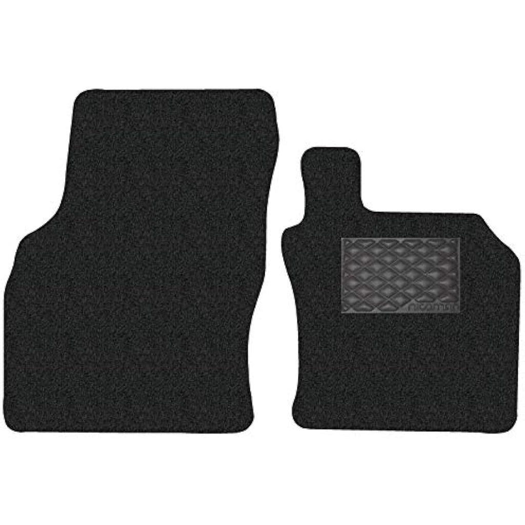 Nicoman All-Weather Car Mats for VW Golf MK7 2013-2019 | Black 2-Piece