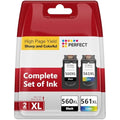 InkSpirit PG-560XL CL-561XL Ink Cartridges for Canon Pixma TS5350 TS7450