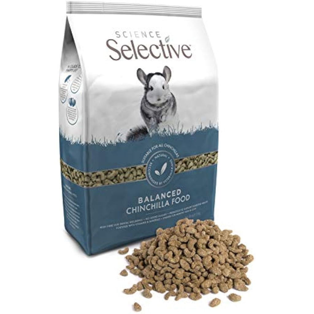 Supreme Science Selective Chinchilla Food – High Fibre Diet, 1.5kg