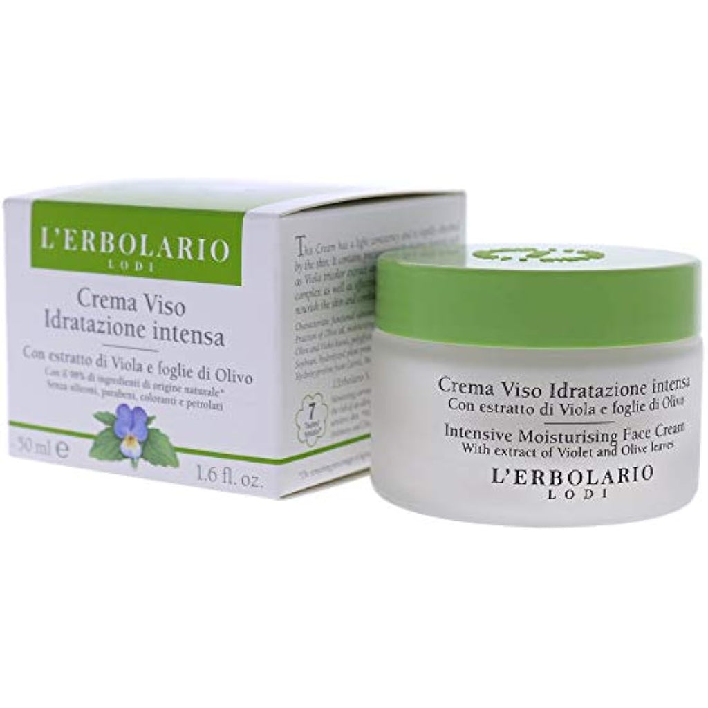 L'Erbolario Intensive Moisturising Face Cream with Olive Leaf – 1.6 oz
