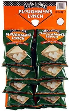 Jolof Store Ploughman's Lunch Snack Pack – Crackers & Cheese (8 x 38g)